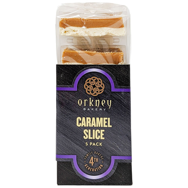 Orkney Bakery Caramel Slice 5 Pack 275g - Blighty's British Store