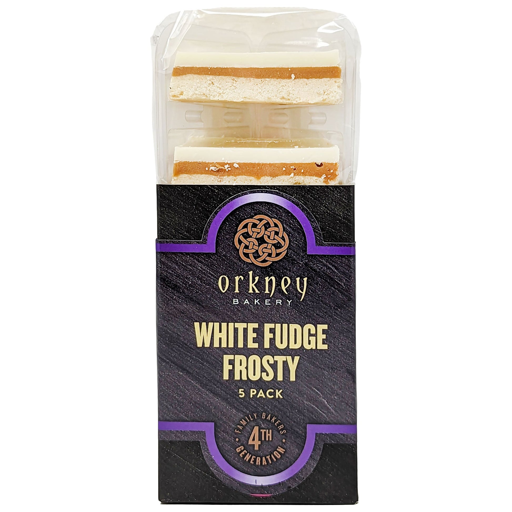 Orkney Bakery White Fudge Frosty 5 Pack 275g - Blighty's British Store