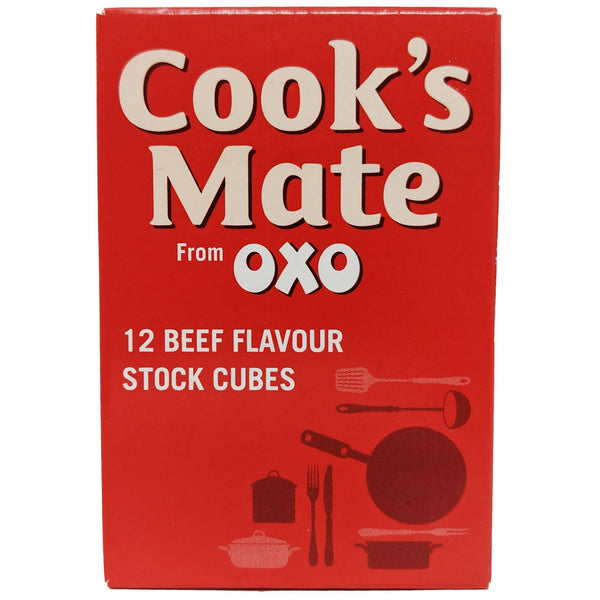 OXO Cook's Mate 12 Beef Flavour Stock Cubes 71g - Blighty's British Store