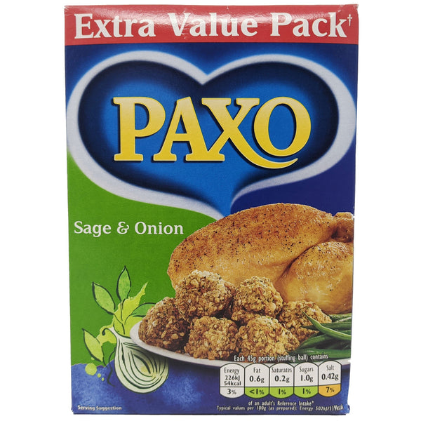 Paxo Sage & Onion Stuffing Mix 340g - Blighty's British Store