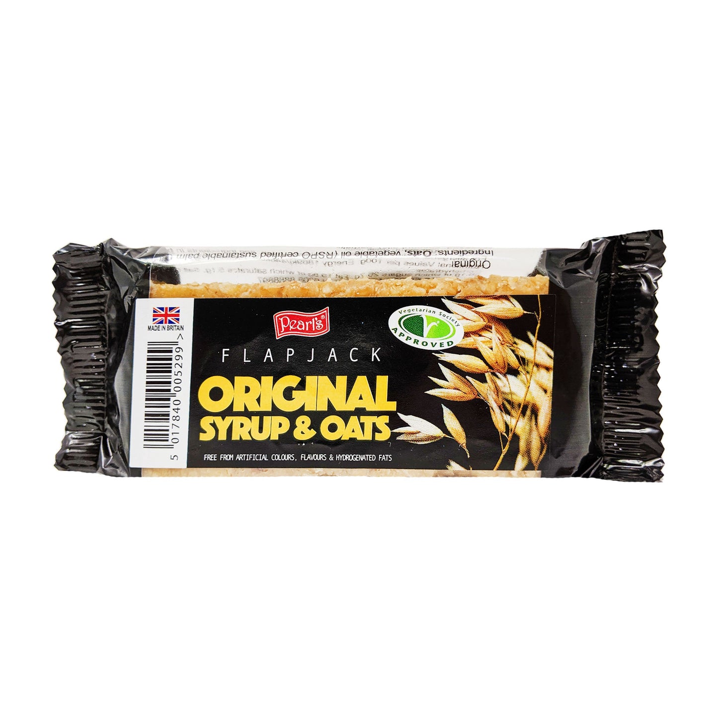 Pearl's Flapjack Original Syrup & Oats 120g - Blighty's British Store