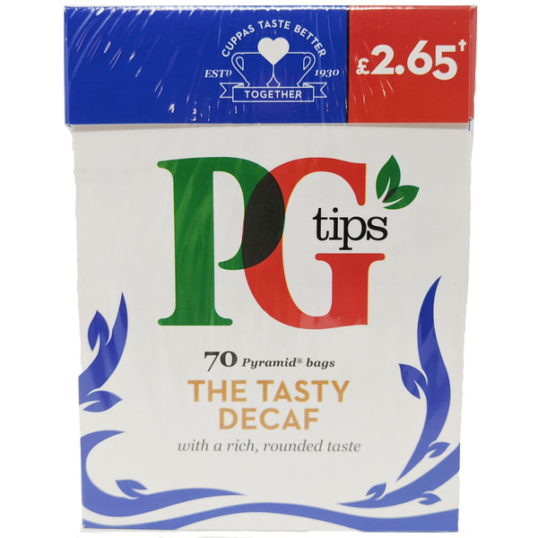 PG Tips Decaf Tea 70 Bags - Blighty's British Store