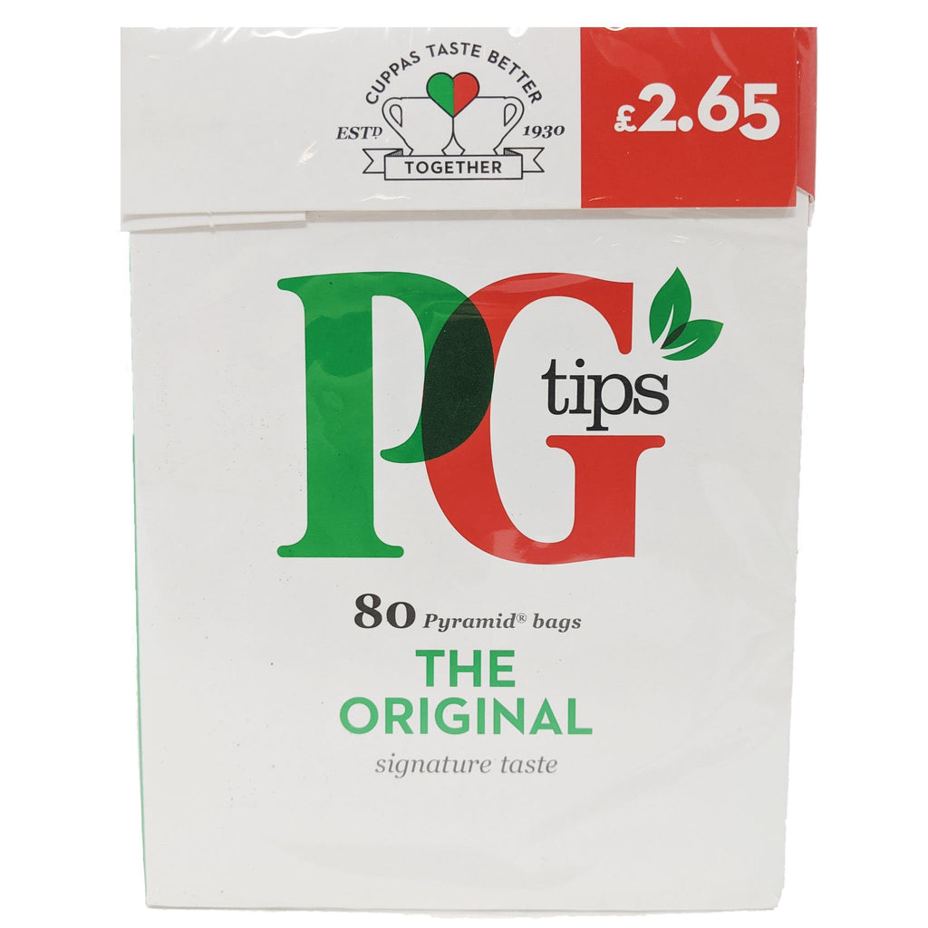 PG Tips Original Tea 80 Bags - Blighty's British Store