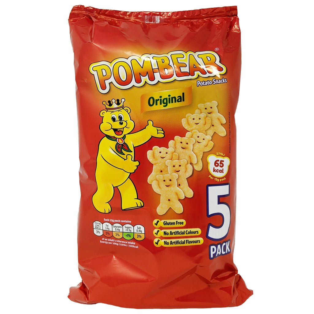 Pom-Bear Original 5 Pack (5 x 13g) - Blighty's British Store