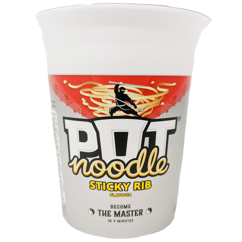 Sticky Rib Noodles Pot Noodle Sticky Rib 90g – Blighty's British Store