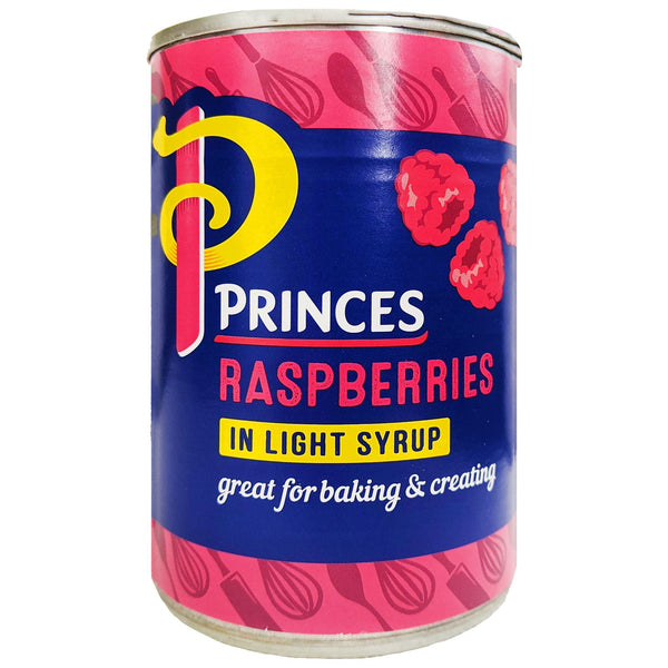 Princes Raspberries in Light Syrup 300g - Blighty's British Store