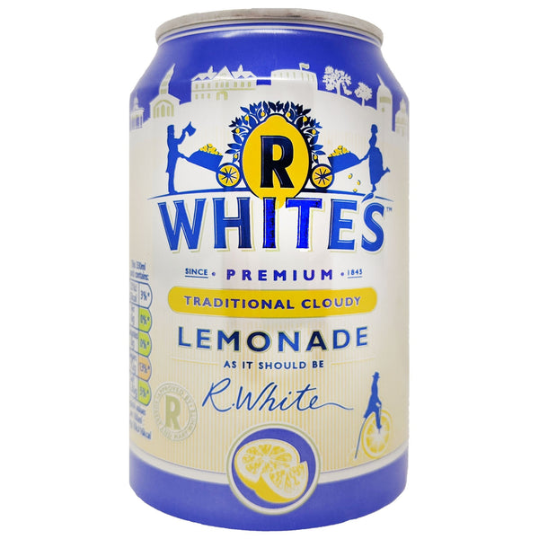 R. Whites Premium Traditional Cloudy Lemonade 330ml - Blighty's British Store