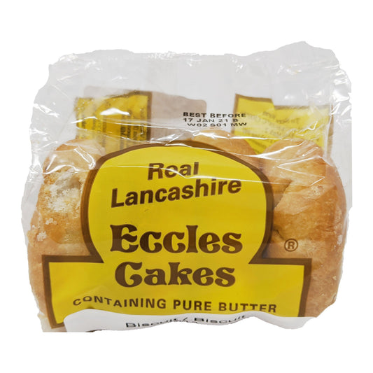 Real Lancashire Eccles Cakes 4 Pack - Blighty's British Store