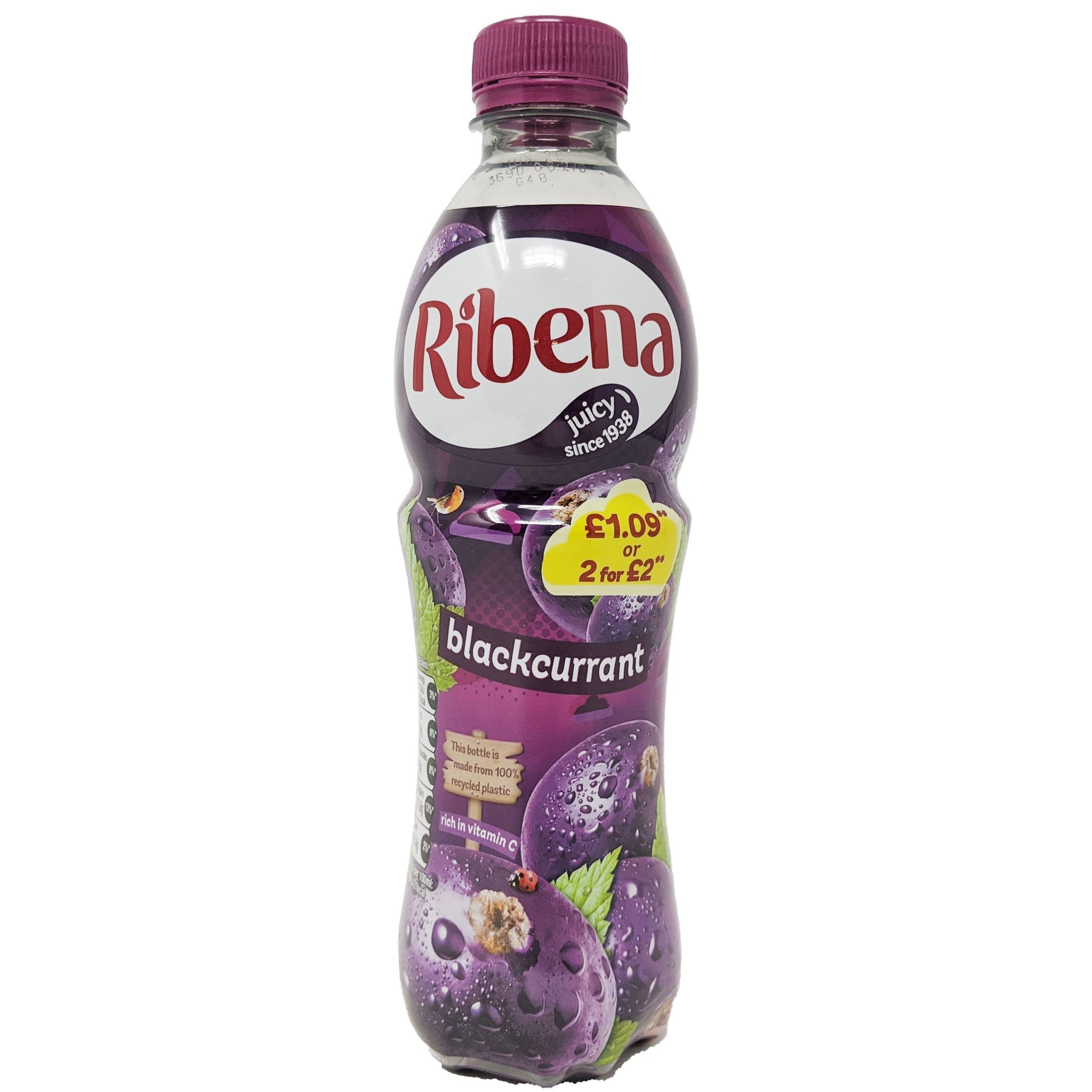 Ribena Ready to Drink Blackcurrant 500ml – Blighty's British Store