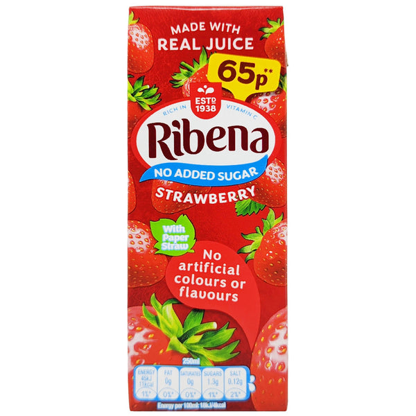 Ribena Strawberry Carton 250ml - Blighty's British Store