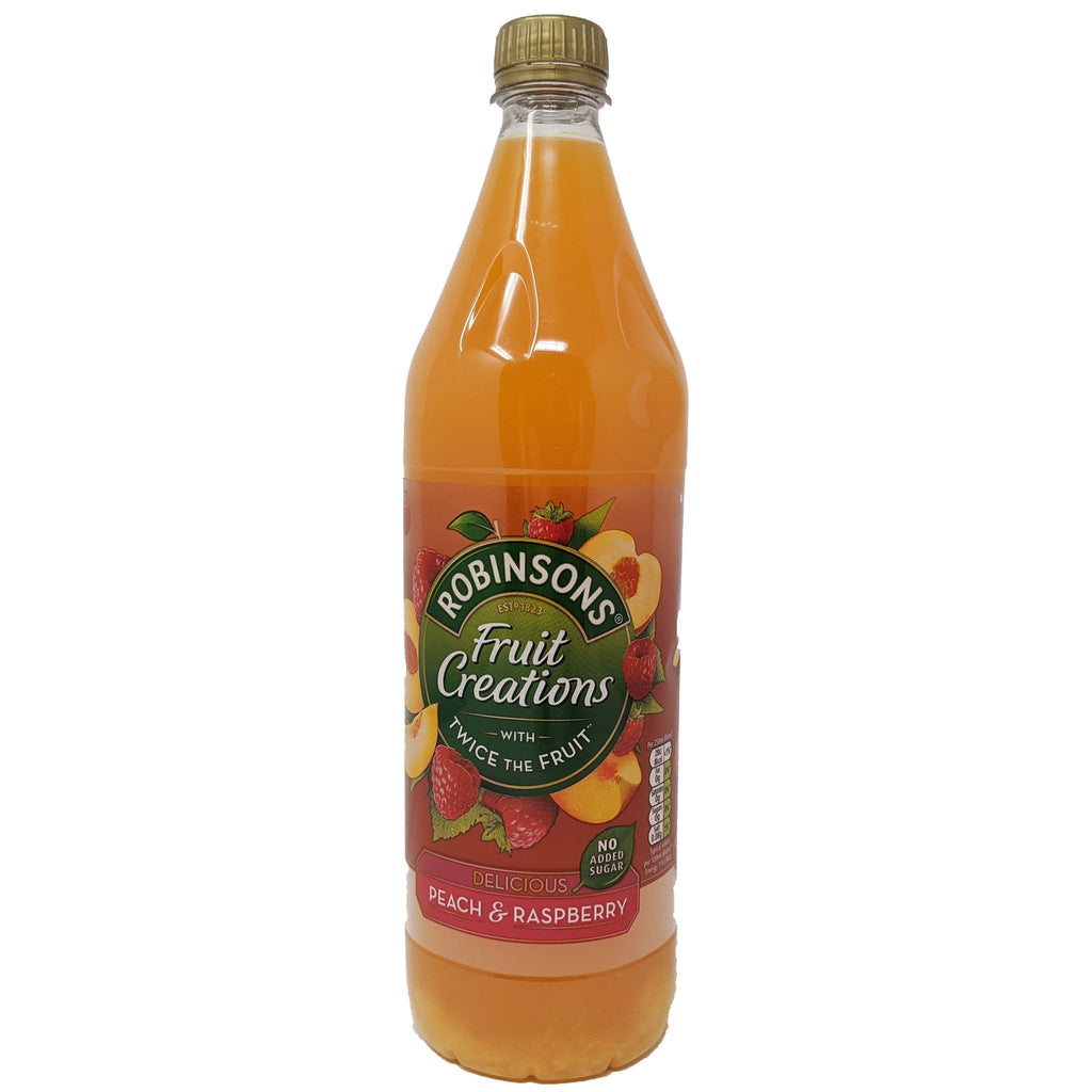 Robinson's Fruit Creations Peach & Raspberry 1L – Blighty's British Store