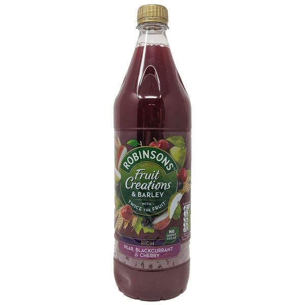 Robinson's Fruit Creations Pear, Blackcurrant & Cherry 1L - Blighty's British Store