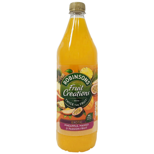 Robinson's Fruit Creations Pinapple, Mango & Passion Fruit 1L - Blighty's British Store