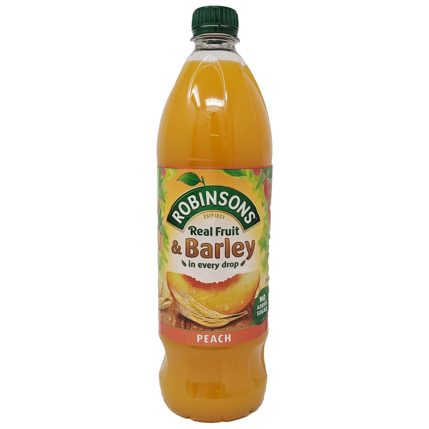 Robinson's Real Fruit & Barley Peach 1L - Blighty's British Store