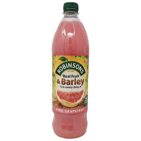 Robinson's Real Fruit & Barley Pink Grapefruit 1L - Blighty's British Store