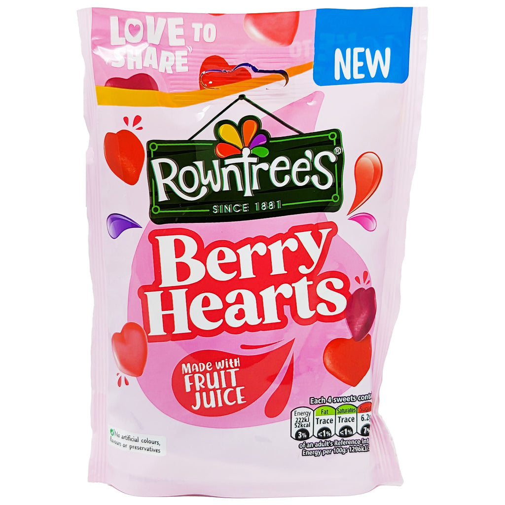 Rowntree's Berry Hearts 115g - Blighty's British Store