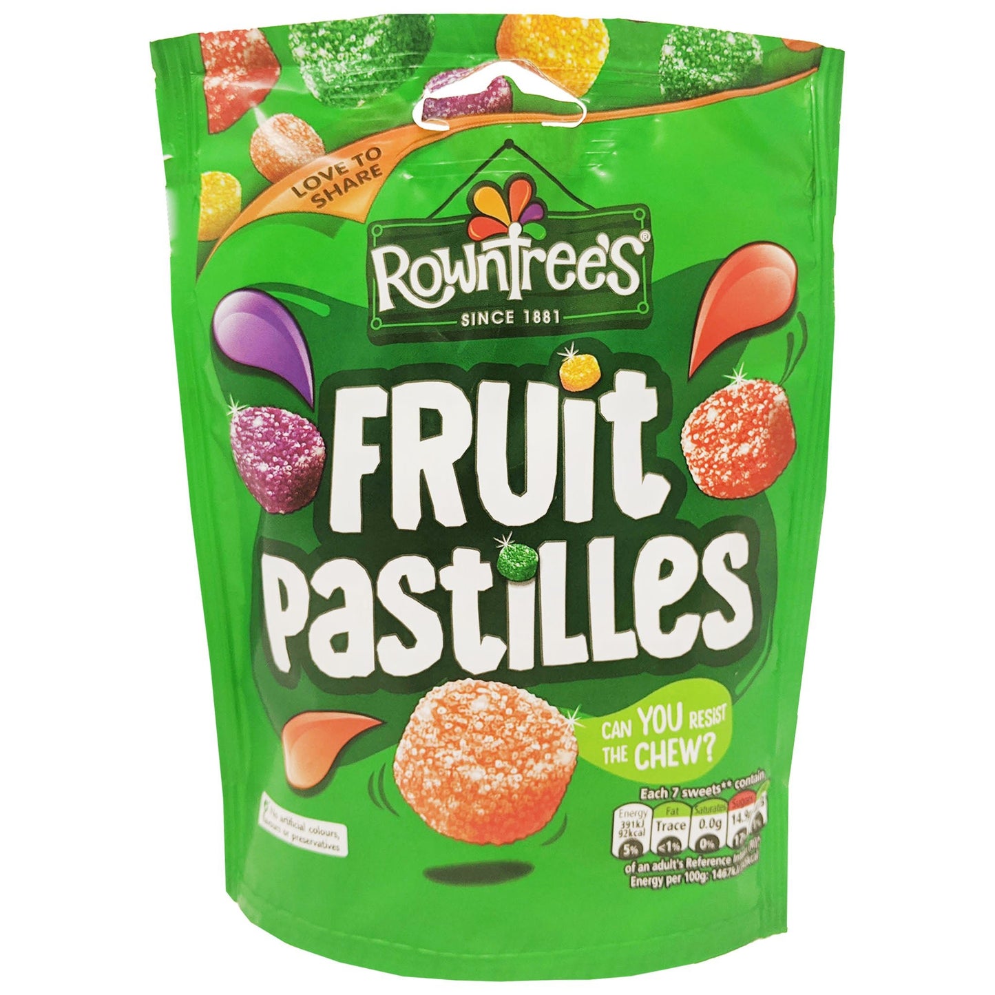 Rowntree's Fruit Pastilles 143g - Blighty's British Store