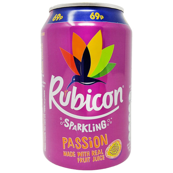 Rubicon Sparkling Passion Fruit 330ml - Blighty's British Store