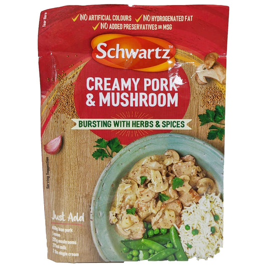 Schwartz Creamy Pork & Mushroom 40g - Blighty's British Store