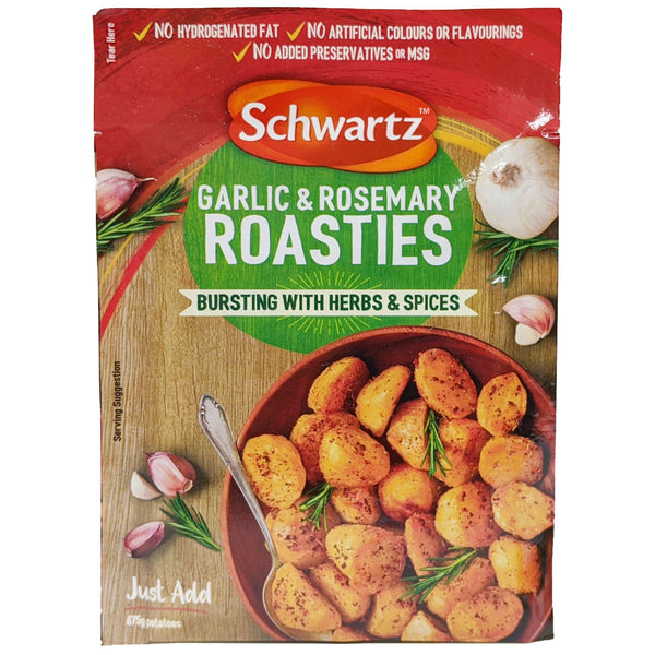 Schwartz Garlic & Rosemary Roasties 33g - Blighty's British Store