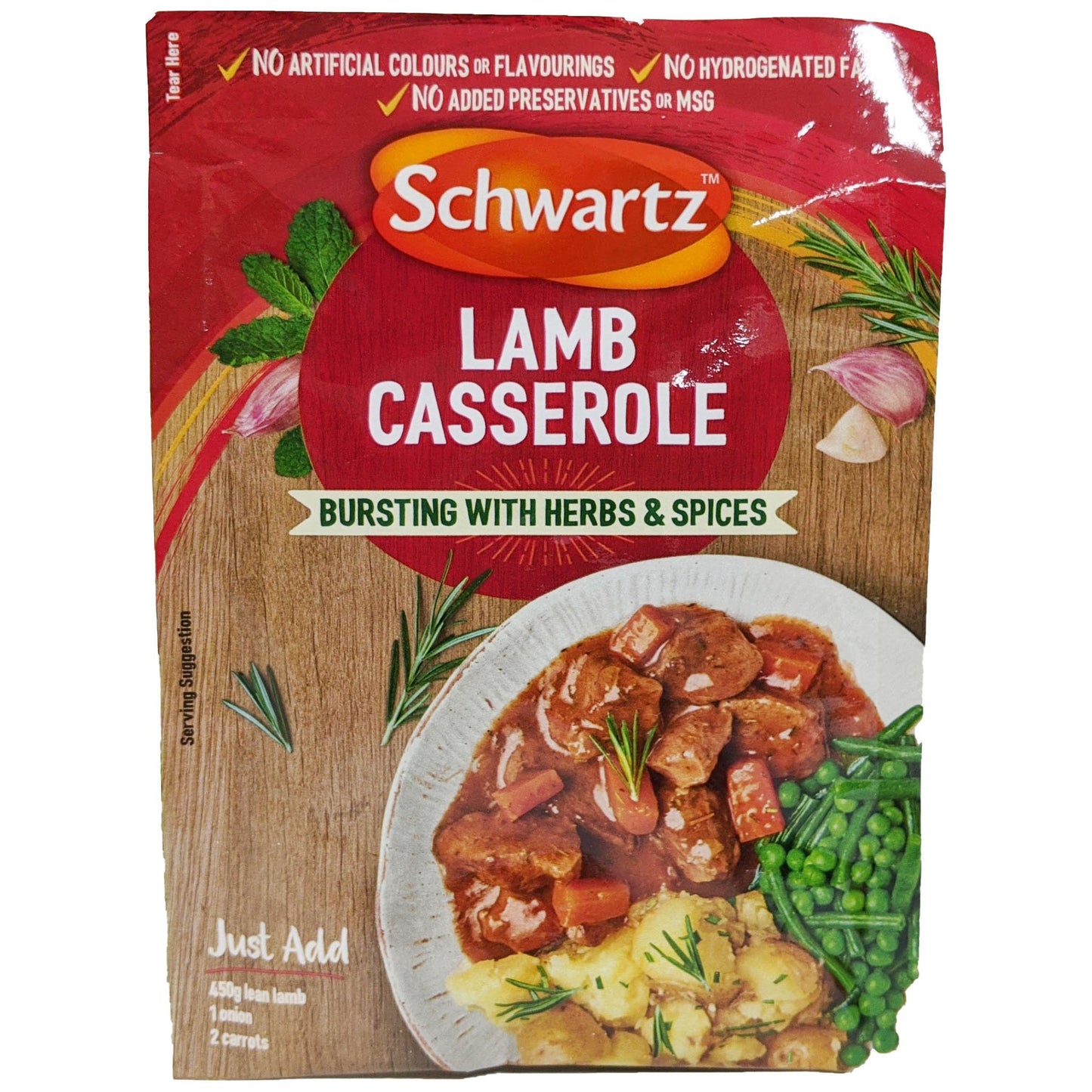 Schwartz Lamb Casserole 35g - Blighty's British Store