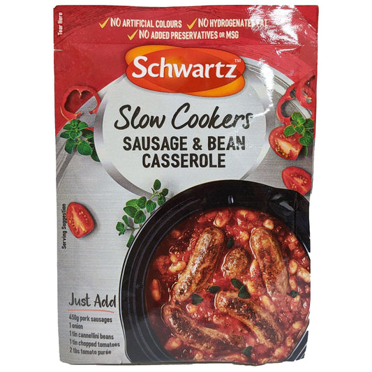 Schwartz Sausage & Bean Casserole 35g - Blighty's British Store