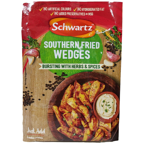 Schwartz Southern Fried Wedges 35g - Blighty's British Store