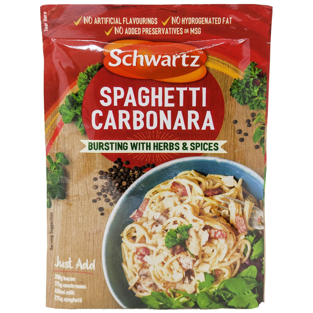 Schwartz Spaghetti Carbonara 32g - Blighty's British Store