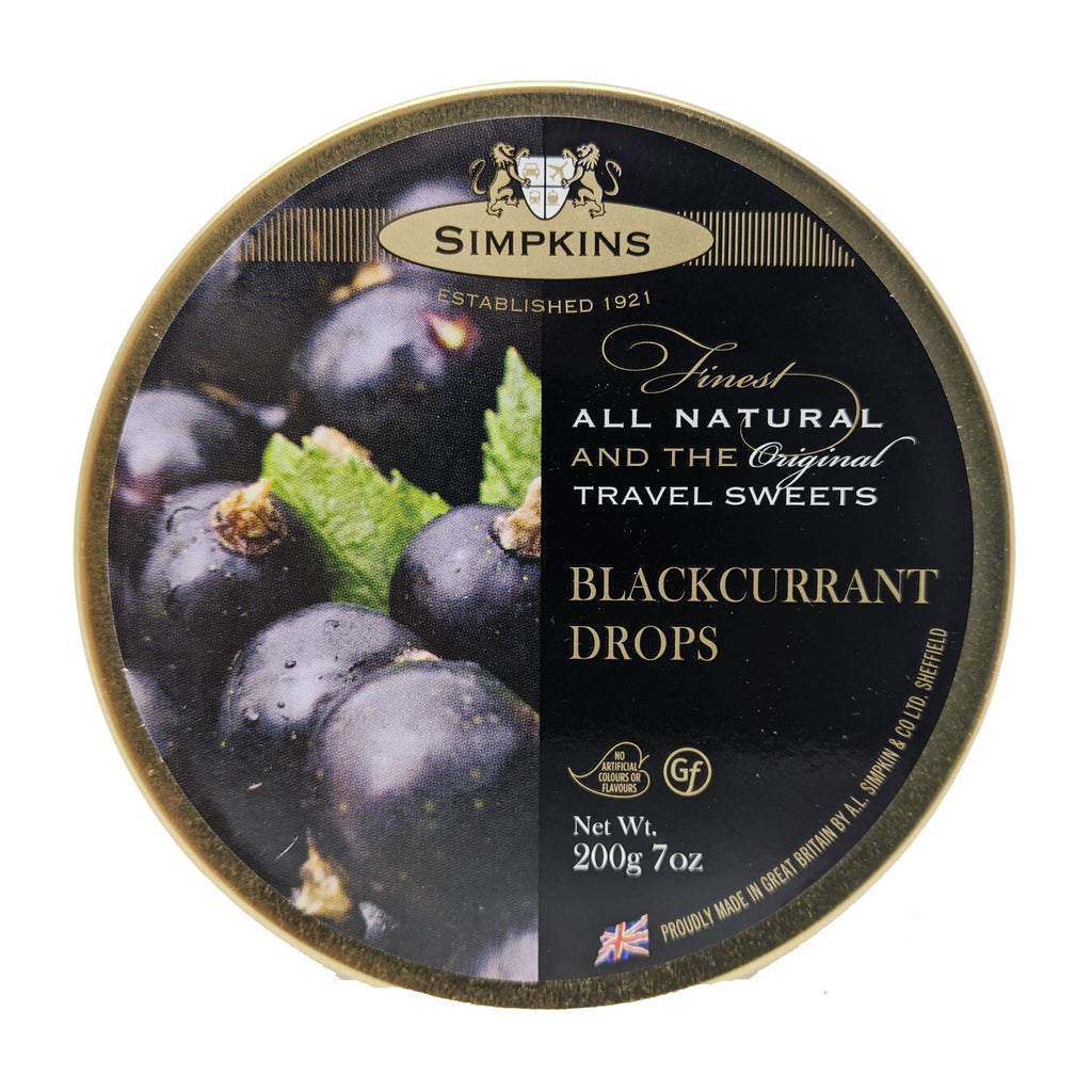 Simpkins Blackcurrant Drops 200g - Blighty's British Store