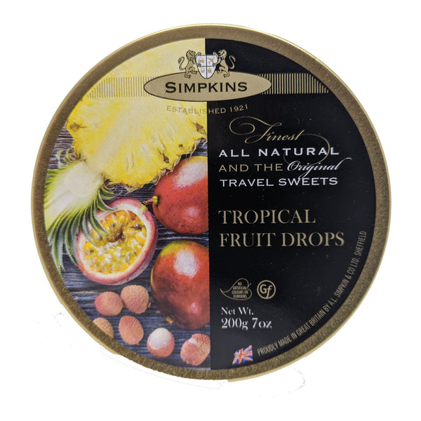 Simpkins Tropical Fruit Drops 200g - Blighty's British Store