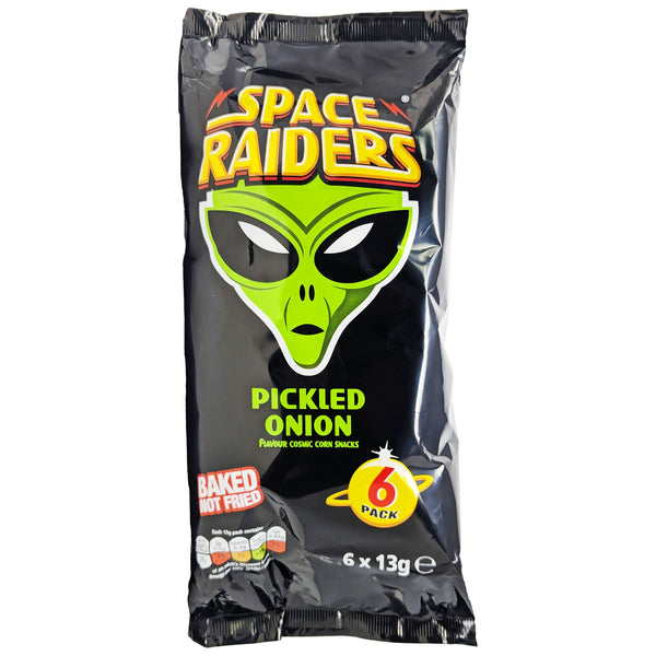 Space Raiders Pickled Onion 6 Pack (6 x 13g) - Blighty's British Store