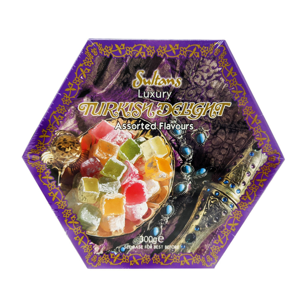 Sultans Luxury Turkish Delight Assorted Flavours 300g - Blighty's British Store