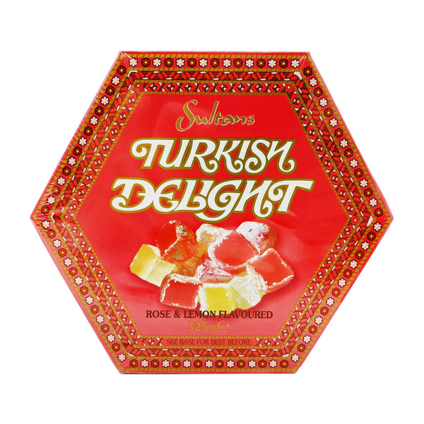 Sultans Turkish Delight Rose & Lemon 325g - Blighty's British Store