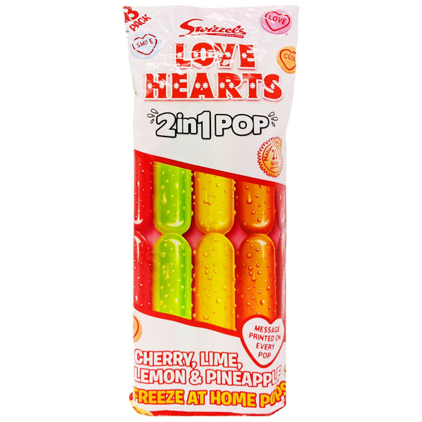 Swizzels Love Hearts 2 in 1 Pop 600ml - Blighty's British Store