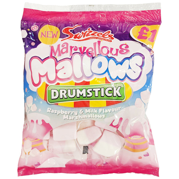 Swizzels Marvellous Mallows Drumstick 100g - Blighty's British Store
