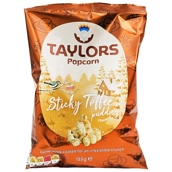 Taylors Sticky Toffee Pudding Flavour Popcorn 155g - Blighty's British Store