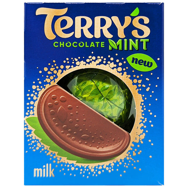 Terry's Chocolate Mint Milk Chocolate 145g - Blighty's British Store