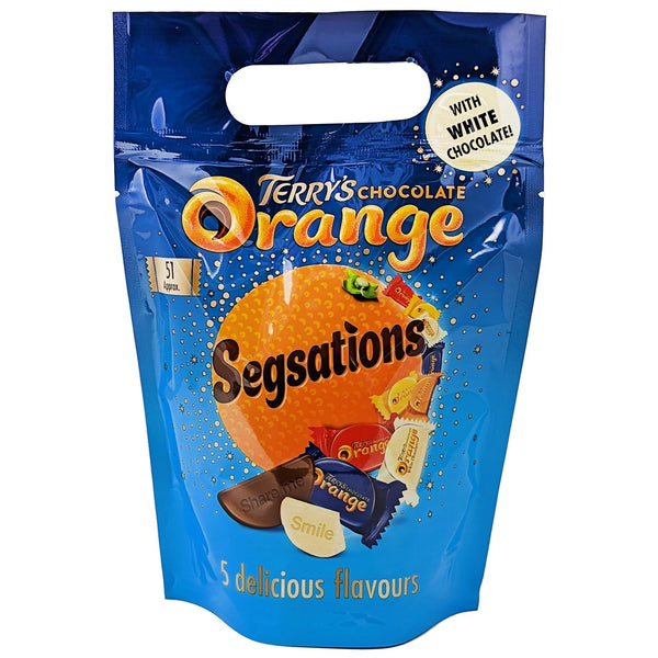 Terry's Chocolate Orange Segsations Pouch 360g - Blighty's British Store