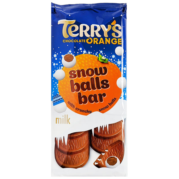 Terry's Chocolate Orange Snowballs Bar 90g - Blighty's British Store