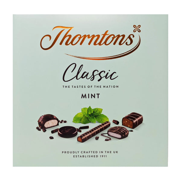 Thornton's Classic Mint Chocolate Selection Box 233g - Blighty's British Store