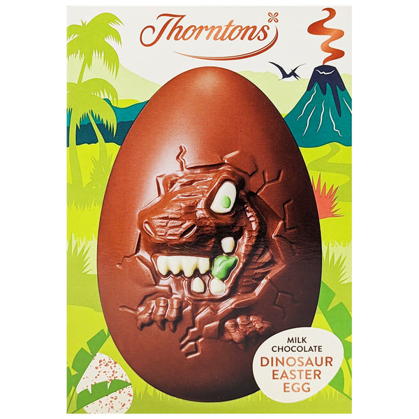 Thornton's Milk Chocolate Dinosaur Easter Egg 151g - Blighty's British Store
