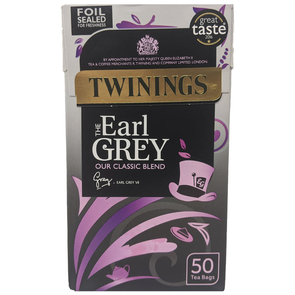 Twinings Earl Grey Tea 50 Bags - Blighty's British Store