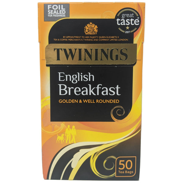 Twinings English Breakfast Tea 50 Bags - Blighty's British Store