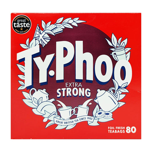 Typhoo Extra Strong Tea 80 Bags - Blighty's British Store