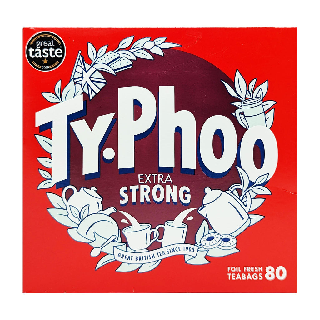 Typhoo Extra Strong Tea 80 Bags - Blighty's British Store