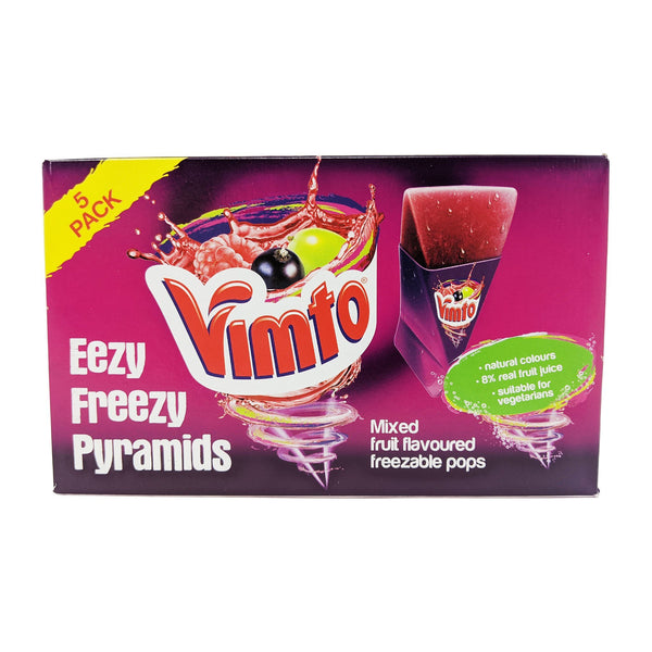 Vimto Eezy Freezy Pyramids 5 Pack (5 x 62ml) - Blighty's British Store