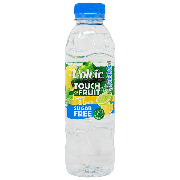Volvic Touch of Fruit Lemon & Lime Sugar Free Water 500ml - Blighty's British Store