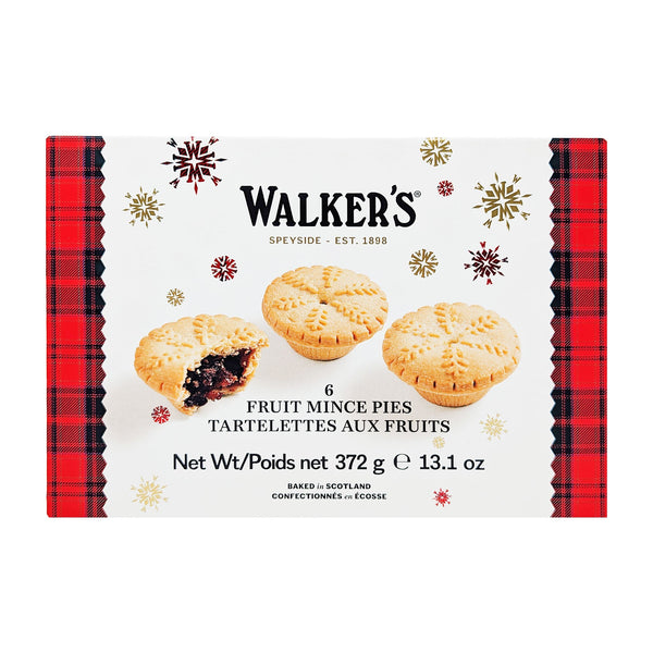 Walkers 6 Luxury Mince Pies 372g - Blighty's British Store