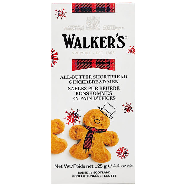 Walker's All-Butter Shortbread Gingerbread Men 125g - Blighty's British Store