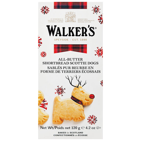 Walker's All-Butter Shortbread Scottie Dogs 120g - Blighty's British Store